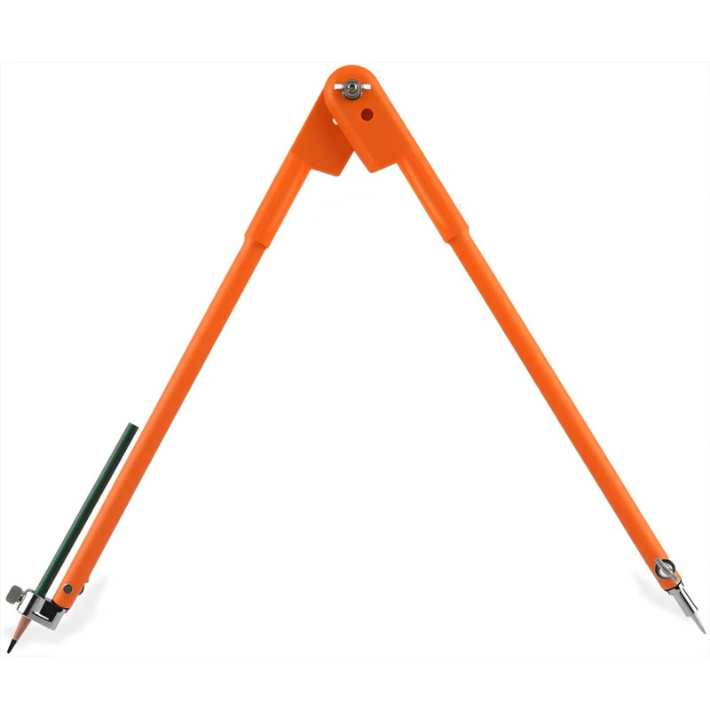 Dtacke Professional Woodworking Compass Pencil Marking Compass Circle Maker Scriber Compass for Geometry (Large) - Image 1